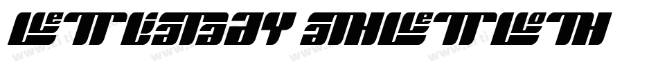 RUNWAY BRUSH字体转换